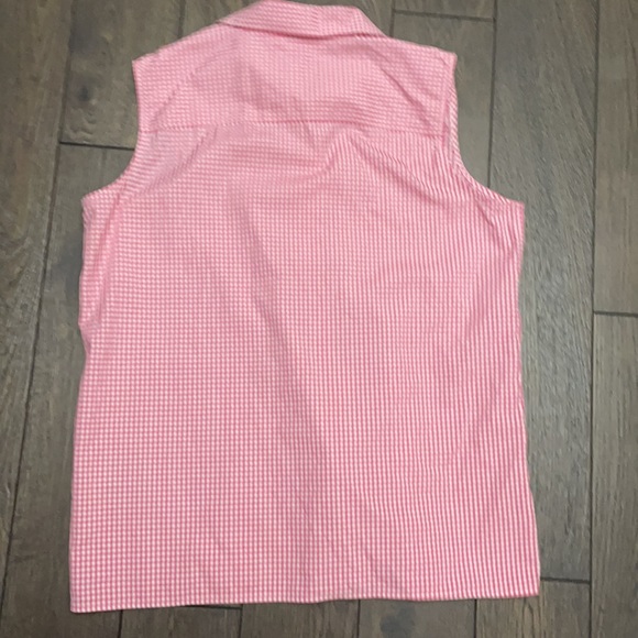 Checkered pin up style top Barbie pink style🌺⚜️ - Picture 7 of 8